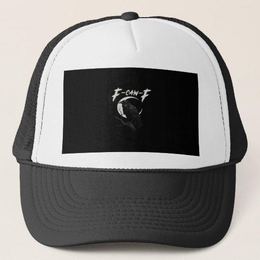 Casquette Corbeau Drôle Essentiel Créatif Décontracté (Devant)
