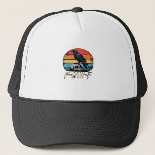 Casquette Corbeau, Oiseau Retro F-Caw-F Corbeau Drôle Corbea