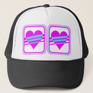 Casquette Corey Tiger 80s Vintage Cœur & Rayures