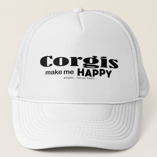 Casquette Corgis Me Rendre Heureux (Devant)