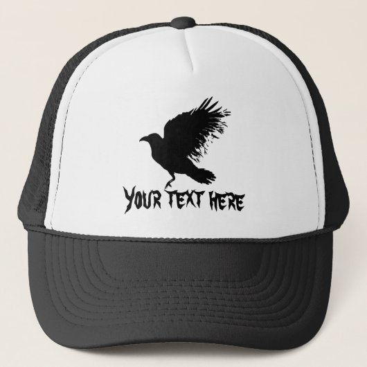 Casquette Corneille - noir (Devant)