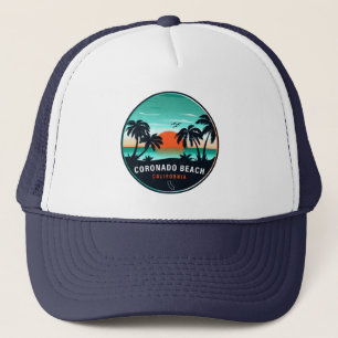 Casquette Coronado Beach California Retro Sunset Souvenirs