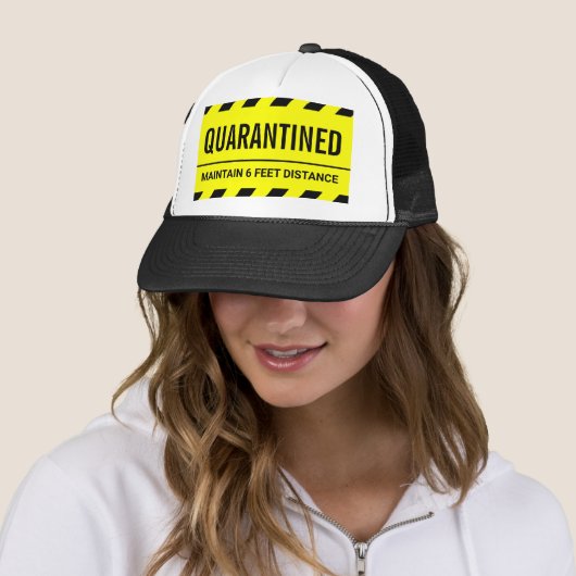Casquette Coronavirus Self Isolation Quarantine (En situation)