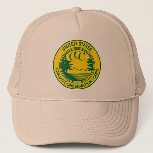 Casquette Corps civils de conservation de ccc commémoratifs (Devant)