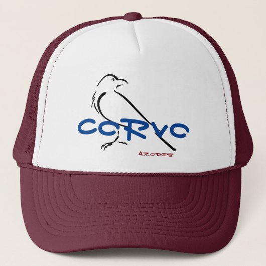 Casquette Corvo Image Azores Baseball Cap (Devant)