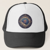 Casquette Cosmic Mind Mandala – Abstract Brain Art (Devant)
