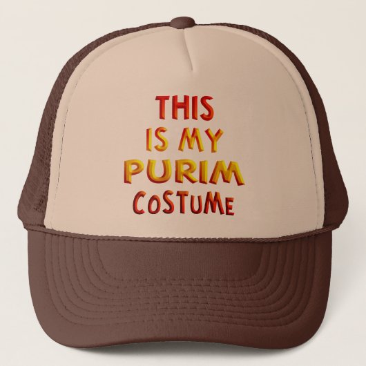 Casquette Costume Purim (Devant)