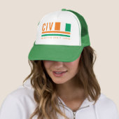 Casquette Cote d'Ivoire ISO Code Design (En situation)