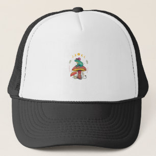Casquette Cottagecore esthétique Goblincore Grenouille Magic