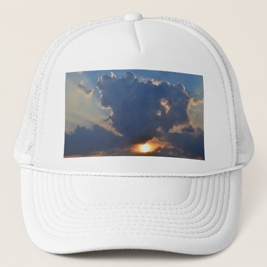 Casquette Coucher de soleil avec formation Teacup Cloud par (Devant)