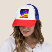 Casquette Coucher de soleil sur la mer (En situation)