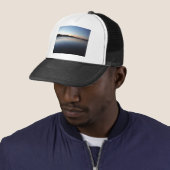 Casquette Coucher de soleil sur le lac Arrowhead (En situation)