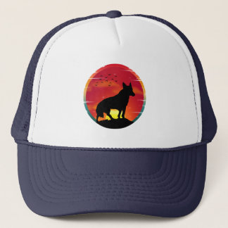 Casquette Coucher de soleil Vintage Wolf