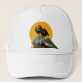 Casquette Coucher du soleil (Devant)