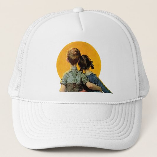 Casquette Coucher du soleil (Devant)