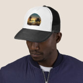 Casquette Coucher du soleil (En situation)