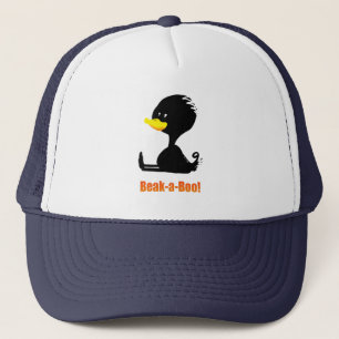 Casquette Coucou ! Canard de dessin animé mignon avec un jeu