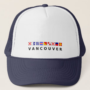 Casquette Couleur des drapeaux nautiques de Vancouver Canada