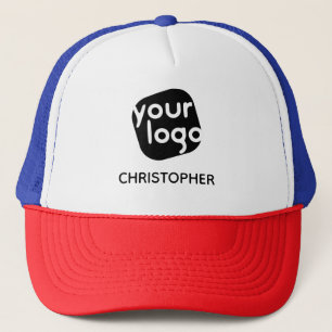 Casquette Couleur personnalisée Moderne Ajouter Nom et logo 