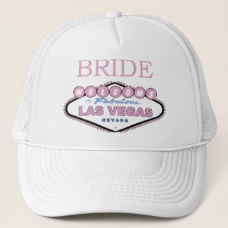 Casquette couleur Rose Las Vegas BRIDE !