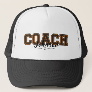 Casquette Couleurs de l'école Coach-Orange personnalisé et B