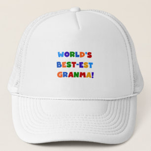 Casquette Couleurs lumineuses du Meilleur-est Granma du