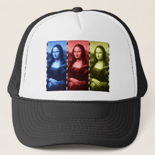 Casquette Couleurs primaires Mona Lisa Poster de animal