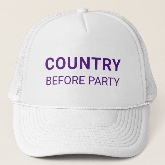 Casquette Country Before Party Political  (Devant)