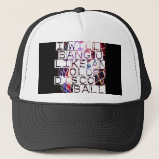 Casquette Coup que vous aimez et vieille boule de disco