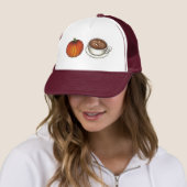 Casquette Coupe citrouille Spice Latte Coffee Automne Automn (En situation)