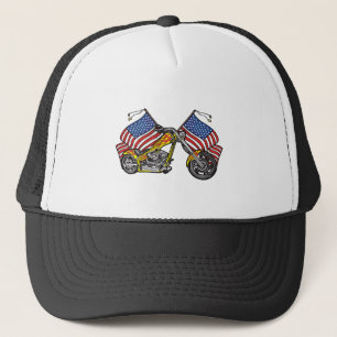 Casquette Couperet américain de cycliste