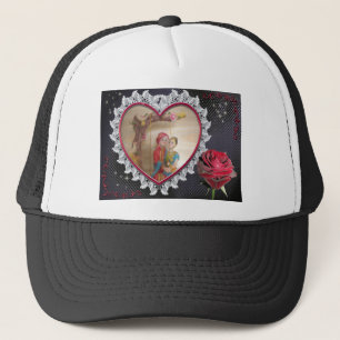 Casquette Couple de Mariage sud-asiatique sur l'art du coeur
