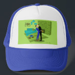 Casquette Couple gay rétro dans l'amour<br><div class="desc">Ce design Retro Gay Couple in Love est un parfait mélange de passion et de kitsch. Le style des années 60, design minimaliste d'art, dispose d'un couple gay attrayant s'embrasser au milieu de là impeccablement décoré capsule de temps maison. La cheminée en brique vert citron donne l'ambiance aux messieurs bien...</div>