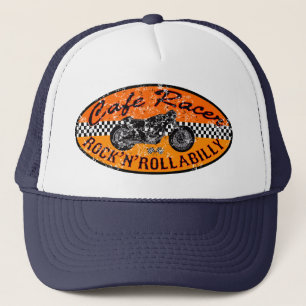 Casquette Coureur de café de moto