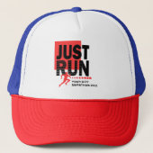 Casquette Courez juste Marathon Course de piste Date Red Lig (Devant)