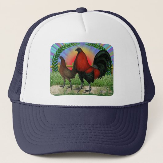 Casquette Couronne de volaille de combat (Devant)