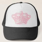 Casquette Couronne rose (Devant)