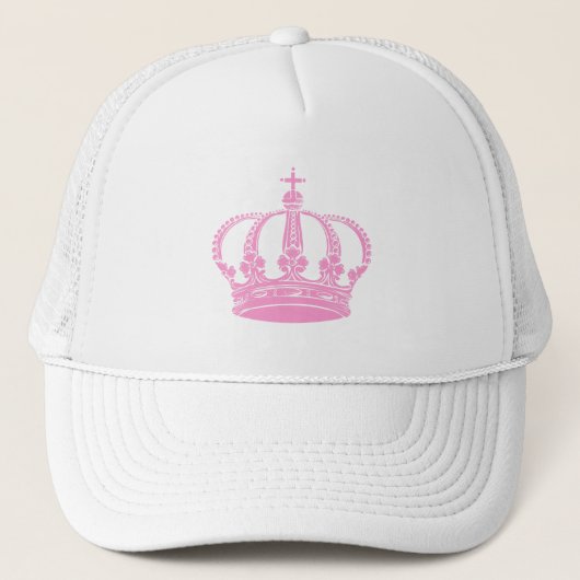 Casquette Couronne royale 02 - Rose (Devant)