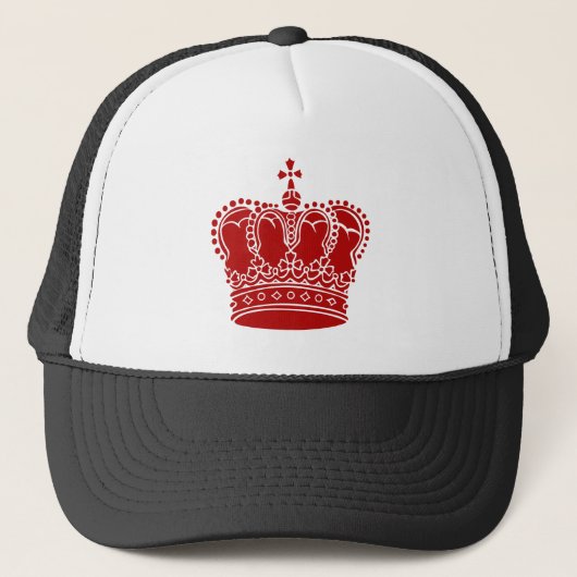 Casquette Couronne royale - Ruby Red (Devant)