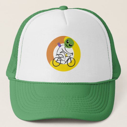 Casquette course cycliste OVNI (Devant)