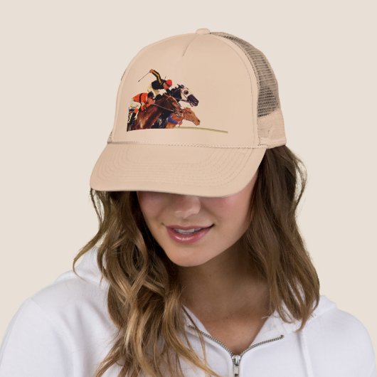 Casquette Course de pur sang (En situation)