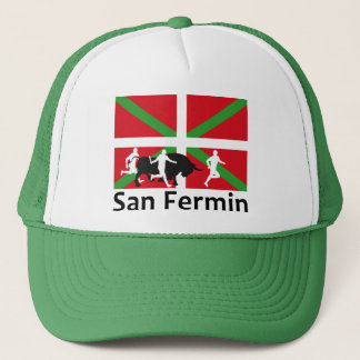 Casquette Course de taureau de San Fermin à Pamplona et