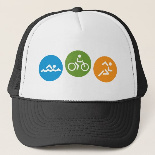 Casquette Course de vélo de bain (Devant)