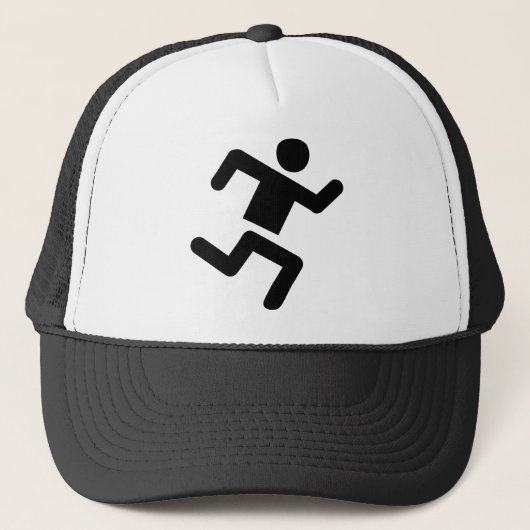Casquette course sportive de sprinter (Devant)