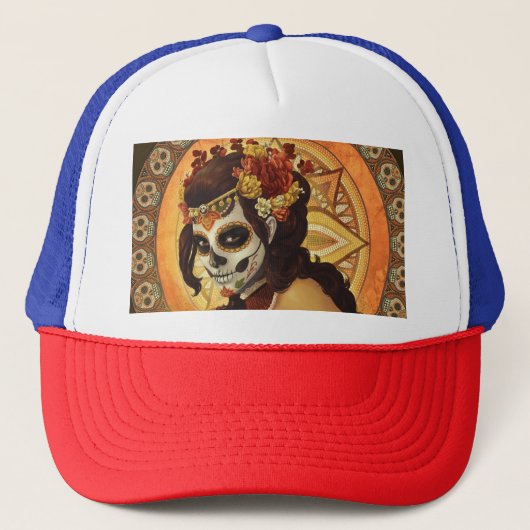 Casquette Coussin Dia De Los Muertos (Devant)