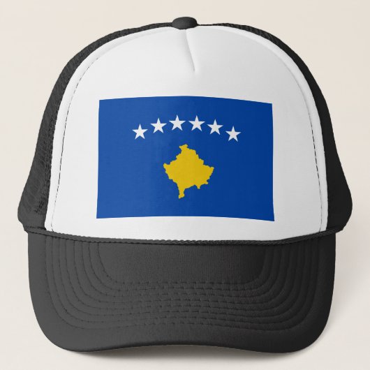 Casquette Coût bas ! Drapeau de Kosovo (Devant)