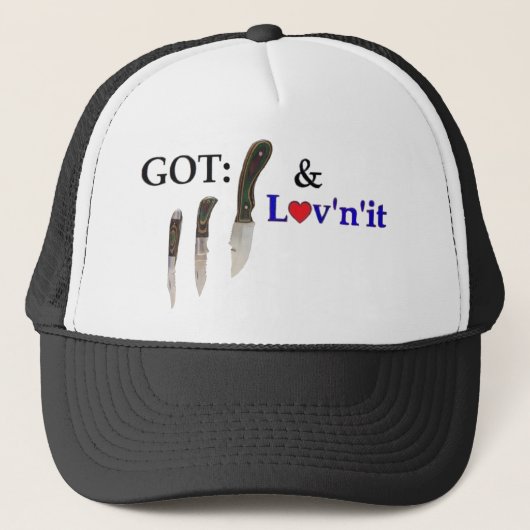 Casquette Couteaux OBTENUS (Devant)