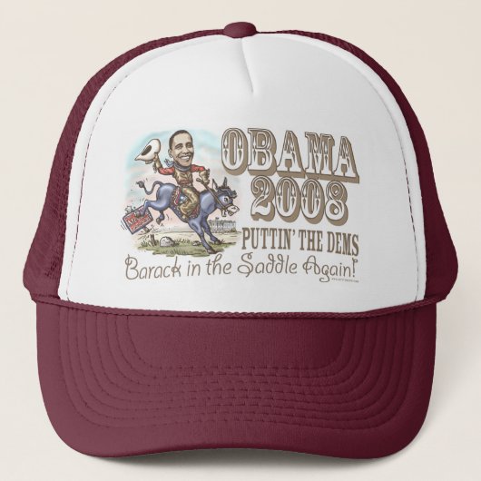 Casquette Cowboy 2008 d'Obama (Devant)