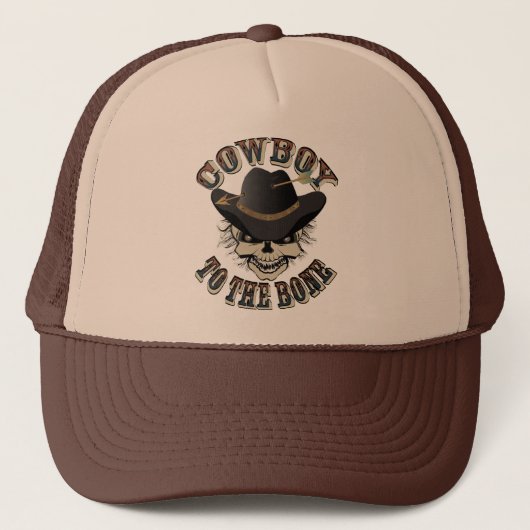 Casquette Cowboy Skull (Devant)