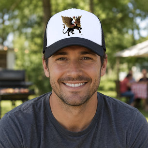 Casquette Cowgirl occidentale Lion griffon ailé Fantastique 